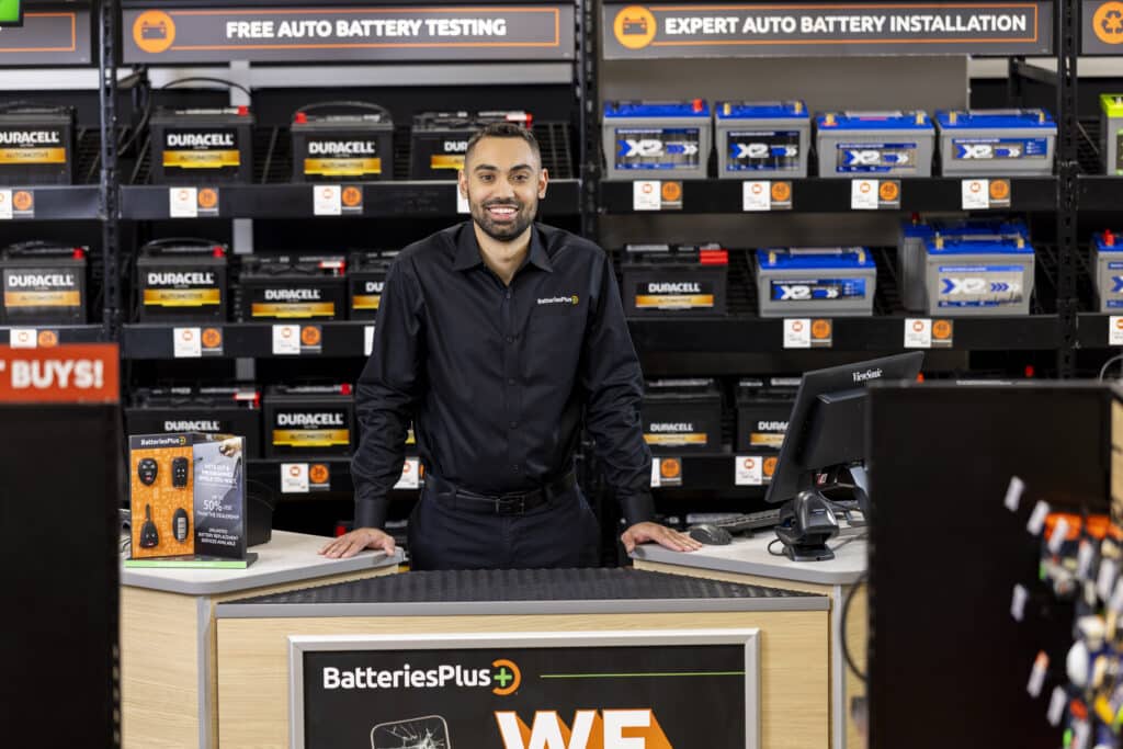 A Look Back At 2020, What’s Ahead For Batteries Plus In 2021 9 20260513 Kumail Brenda Solo and Selling at POS web 9697